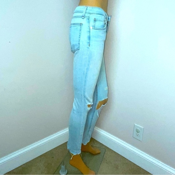 Rag & Bone Cate Mid-Rise Skinny Jeans – Light Blue, Size 26 - Picture 5 of 16